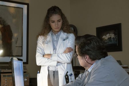 Oliver Platt and Rachel DiPillo in Chicago Med (2015)