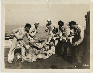 Pat Harmon, Ivan Linow, Albert MacQuarrie, Jack McDonald, Pat Moriarity, Floyd Shackelford, and Louis Wolheim in The Shi