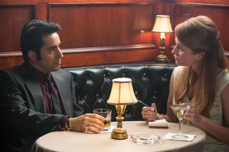 John Lloyd Young and Erica Piccininni in Jersey Boys (2014)