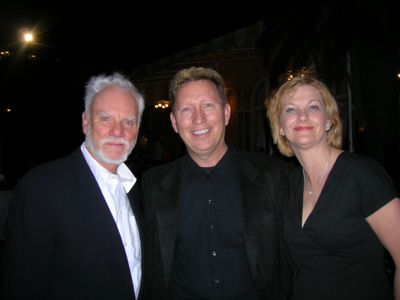 Dan and Deb Chinander with Malcolm McDowell at Donald Trump's Mar-A-Lago Palm Beach International Film Festival