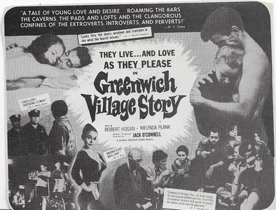 Melinda Cordell, Tani Guthrie, Robert Hogan, and Sunja Svensen in Greenwich Village Story (1963)