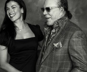 Katarina Morhacova and Mickey Rourke