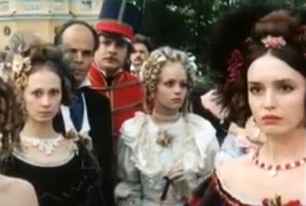 Peteris Gaudins, Arnis Licitis, Anna Samokhina, Svetlana Smirnova, and Yulle Sinisalu in The Prisoner of Castle If (1988