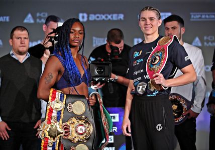 Ben Shalom, Dmitriy Salita, Claressa Shields, and Savannah Marshall in Sky Sports World Championship Boxing: Claressa Sh