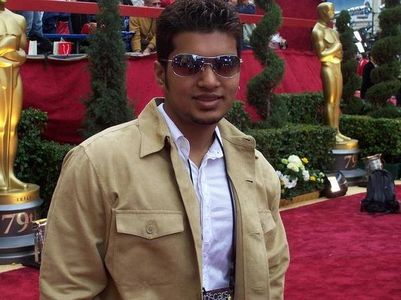 Asif Akbar on the red carpet at the 79th Academy Awards in Hollywood, CA February 2007.