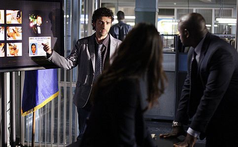 Alimi Ballard, David Krumholtz, and Navi Rawat in Numb3rs (2005)