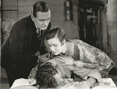 Ian Keith, Kenneth Thomson, and Virginia Valli in The Street of Illusion (1928)