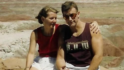 Michael Peterson and Kathleen Peterson in True Crime with Aphrodite Jones (2010)