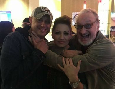 Chad Law, Clarissa Arias and Robert Englund