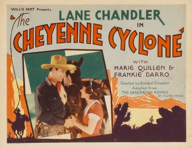 Lane Chandler, Marie Quillan, and Raven the Horse in The Cheyenne Cyclone (1931)