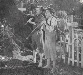 Billy Cook and Donald O'Connor in Tom Sawyer, Detective (1938)