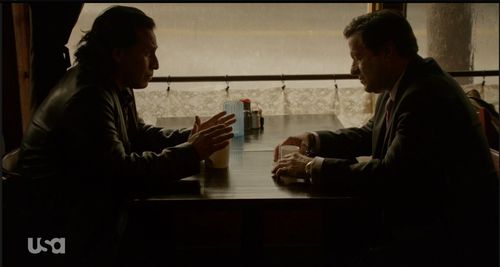 Joaquim de Almeida and Gerardo Taracena in Queen of the South (2016)