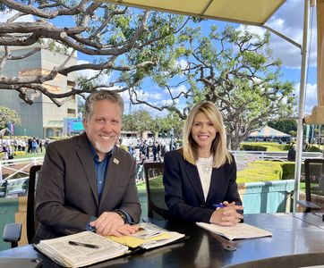 Broadcasting Live from Santa Anita Park