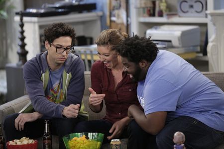 Bianca Kajlich, Ron Funches, and Rick Glassman in Undateable (2014)