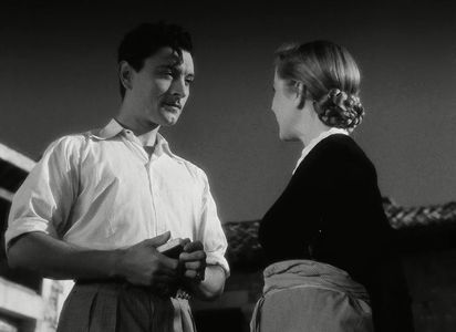 Blanchette Brunoy and Georges Rollin in It Happened at the Inn (1943)