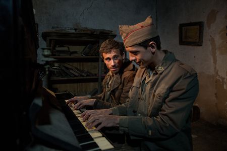 Marcel Borràs and Oriol Pla in Uncertain Glory (2017)