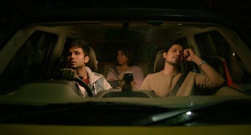 Maanvi Gagroo, Amol Parashar, and Sumeet Vyas in TVF Tripling: Phir Se Tripling (2019)