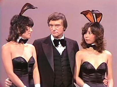 Hugh Hefner, Keiko Masuda, and Mie in Pink Lady (1980)