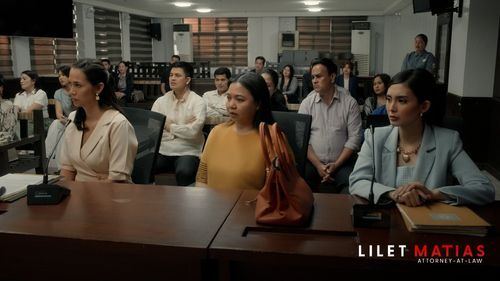 Maricel Laxa, Jason Abalos, Geraldine Villamil, and Analyn Barro in Lilet Matias, Attorney-at-Law (2024)