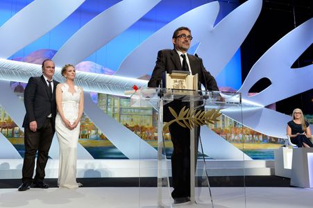 Quentin Tarantino, Uma Thurman, and Nuri Bilge Ceylan at an event for Winter Sleep (2014)