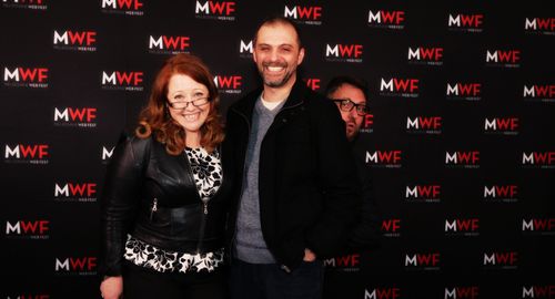 Sally McLean, Enzo Tedeschi and Steinar Ellingson at the 2018 Melbourne WebFest