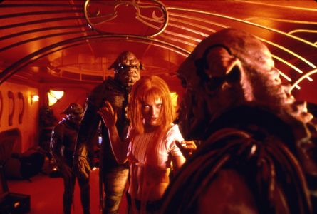 Milla Jovovich and Clifton Lloyd Bryan in The Fifth Element (1997)