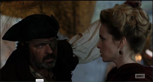 Angus Macfadyen and Amy Gumenick in TURN: Washington's Spies (2014)