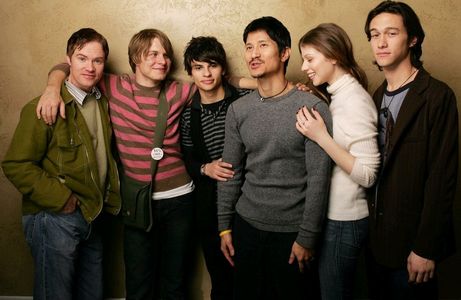 Gregg Araki, Michelle Trachtenberg, Joseph Gordon-Levitt, Jeffrey Licon, Brady Corbet, and Scott Heim at an event for My