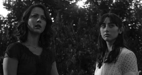 Amy Acker and Jillian Morgese in Much Ado About Nothing (2012)