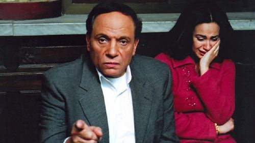 Adel Emam and Hind Sabri in The Yacoubian Building (2006)