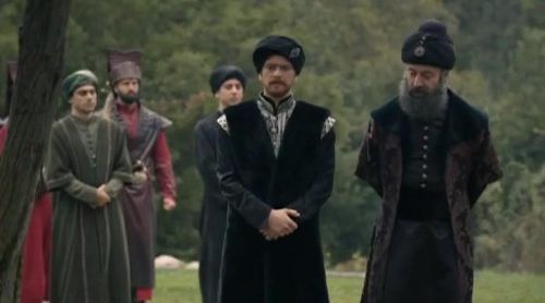 Halit Ergenç and Engin Öztürk in The Magnificent Century (2011)