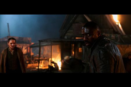 Idris Elba and Christiaan Schoombie in The Dark Tower (2017)