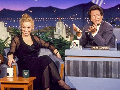 Brett Butler and Garry Shandling in The Larry Sanders Show (1992)