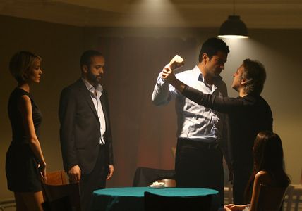 Kenan Imirzalioglu, Baris Falay, Bade Iscil, and Sarp Akkaya in Ezel (2009)