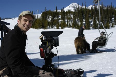 Director/DP Douglas Cheney on set of 