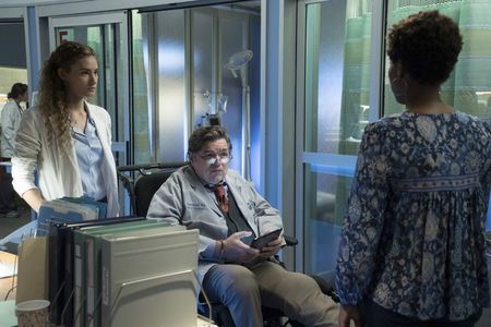 Oliver Platt and Rachel DiPillo in Chicago Med (2015)