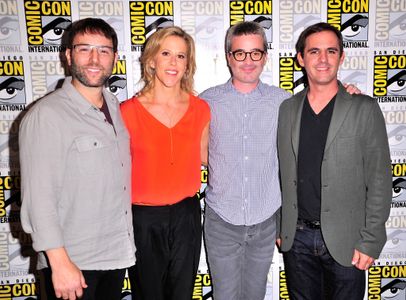 Mark Goffman, Alex Kurtzman, Roberto Orci, and Heather Kadin at an event for Sleepy Hollow (2013)