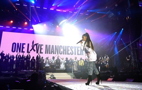 Ariana Grande at an event for One Love Manchester (2017)