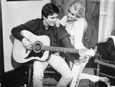 Christopher Jones and Yvette Mimieux in Three in the Attic (1968)