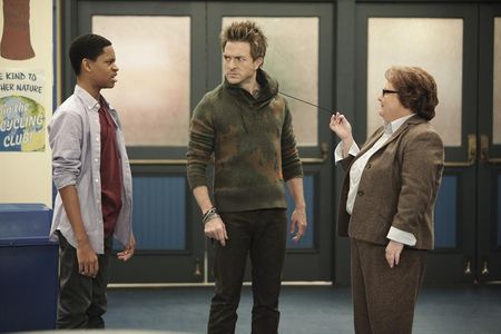 Jeremy Kent Jackson with Tyrell Jackson Williams and Maile Flanagan in Lab Rats