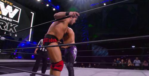 Trey Tucker and Ethan Page in AEW Dark: Elevation (2021)