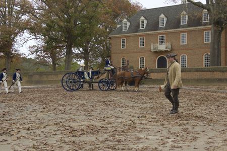 Ksenia Solo and Owain Yeoman in TURN: Washington's Spies (2014)