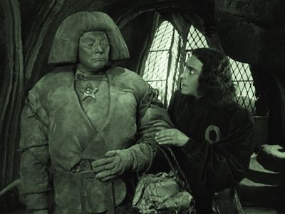 Ernst Deutsch and Paul Wegener in The Golem (1920)