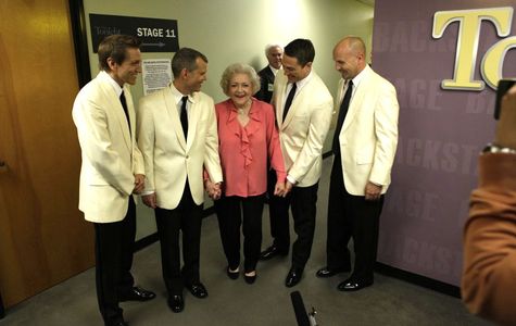 The Tonight Show with Jay Leno (Episode# 19.103). March 1, 2011. Backstage with Brian Beacock, Andy Steinlen, Betty Whit