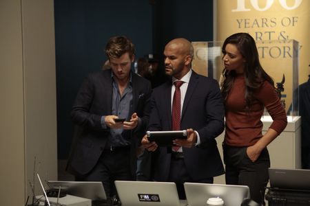 Amaury Nolasco, Ilfenesh Hadera, and Jack Cutmore-Scott in Deception (2018)