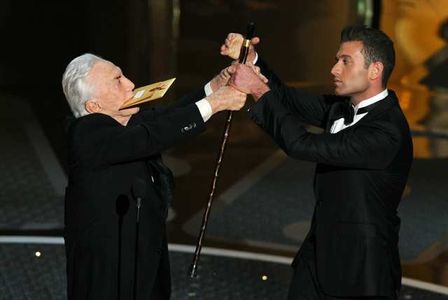 Kirk Douglas and Omar Sharif Jr. in The 83rd Annual Academy Awards (2011)