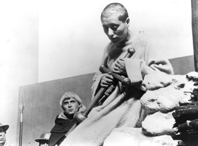 Paul Delauzac and Maria Falconetti in The Passion of Joan of Arc (1928)