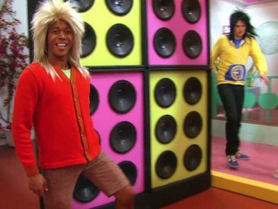 Thomas Hobson and Jon Beavers in The Fresh Beat Band (2009)