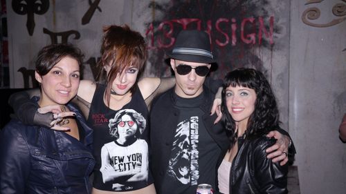 Promo party for '13TH SIGN' with Wendy Paquette, Alicia Devan Clark, and Waylon Reavis. 2013, City Club, Detroit, MI