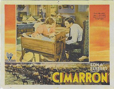 Irene Dunne, Richard Dix, and Junior Johnston in Cimarron (1931)